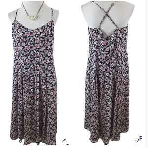 Banana Republic floral maxi sundress 14